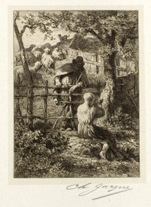 Léto od Charles Emile Jacque