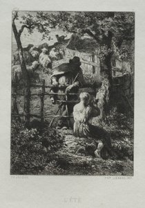 Letní den od Charles Emile Jacque