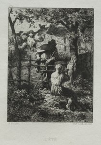 Letní den. od Charles Emile Jacque