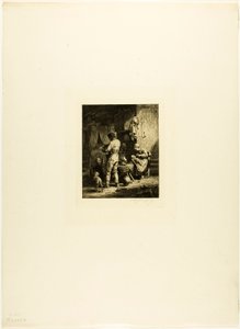 Večeře od Charles Emile Jacque