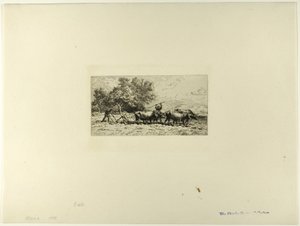 Tým Oxen od Charles Emile Jacque