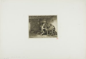 Hráči karet od Charles Emile Jacque