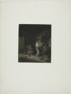 Forge od Charles Emile Jacque