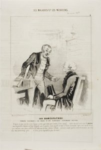 Homeopati: První léčba (talíř 4) od Charles Emile Jacque