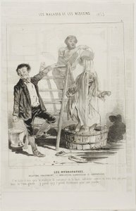 The Hydropaths: Second Treatment (talíř 2) od Charles Emile Jacque