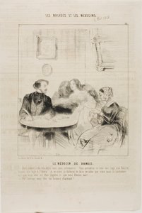 Dámský lékař (deska 23) od Charles Emile Jacque