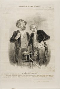 Filantropický doktor (talíř 10) od Charles Emile Jacque