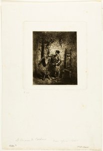 Vepřový řezník od Charles Emile Jacque