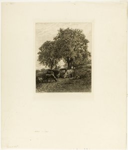 Zbytek od Charles Emile Jacque