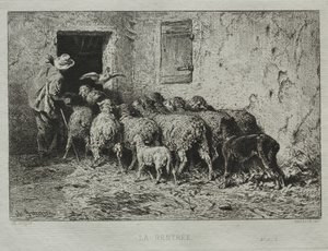 Návrat od Charles Emile Jacque