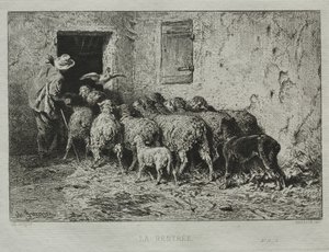 Návrat. od Charles Emile Jacque