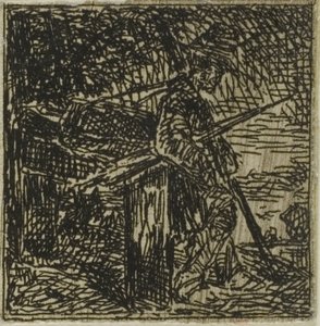 Tulák od Charles Emile Jacque