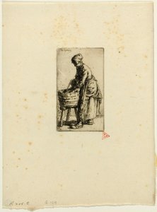 Pradlena od Charles Emile Jacque