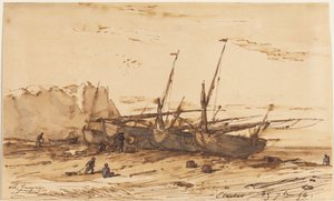Étretat, 1854. od Charles Emile Jacque