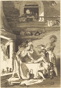 Úhoří paštika od Charles Emmanuel Patas after Jean Honoré Fragonard