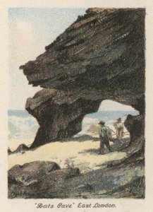 Jižní Afrika: "Netopýří jeskyně", východní Londýn (barevná litografie) od Charles Ernest Peers