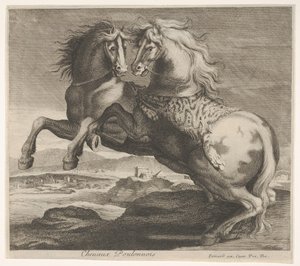 Chevaux Poulonnous. od Charles Errard le fils