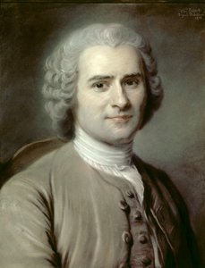 Portrét Jean-Jacques (Jean Jacques) Rousseau (1712-1778), švýcarský filozof. Pastel od Charlese Escota (1834-1902) 1874 Ne. 0,46x0,38 m - Portrét Jean-Jacquese (Jean Jacques) Rousseaua (1712-1778), švýcarského filozofa. Pastel od Charlese Escota (1834-1902 od Charles Escot