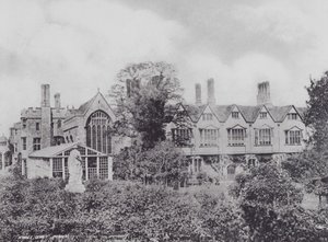 Knole, východní fronta (č/b foto) od Charles Essenhigh Corke