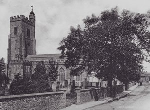 Sevenoaks: St Nicholas (černobílá fotografie) od Charles Essenhigh Corke