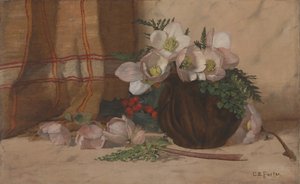 Zátiší s růžemi, asi 1885-87 (olej na plátně)