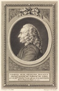 Charles Jean Francois Henault od Charles Etienne Gaucher after Charles Nicolas Cochin II