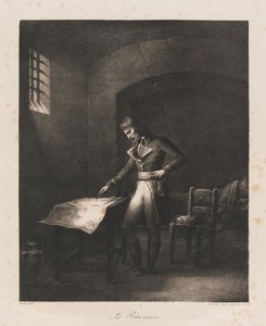 Vězeň, počátek 19. století (litho) od Charles Etienne Pierre Motte