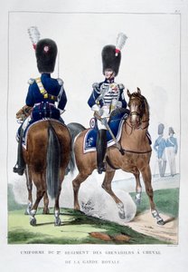 Uniforma 2. pluku koňských granátníků, Francie, 1823. od Charles Etienne Pierre Motte