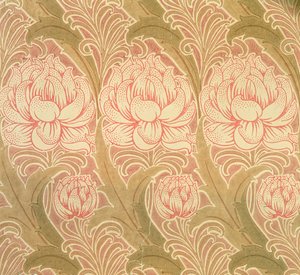 Tapeta navržená Voysey, viktoriánský od Charles Francis Annesley Voysey