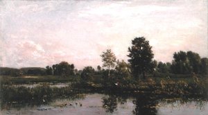 Ohyb řeky Oise od Charles Francois Daubigny