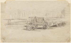 Farmářský vůz od Charles Francois Daubigny