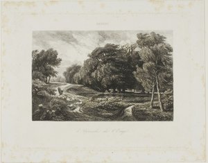Blížící se bouře od Charles Francois Daubigny