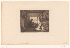Ateliér umělce Le bateau-atelier Série s krajinami a událostmi kolem vody (název série) Plavba na lodi od Charles Francois Daubigny