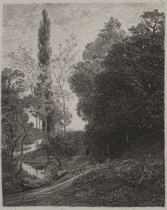Banks of the River Cousin od Charles Francois Daubigny
