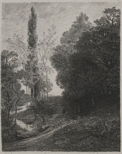 Banks of the River Cousin, 1850. od Charles Francois Daubigny