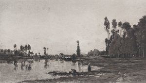 U řeky, 1865. od Charles Francois Daubigny