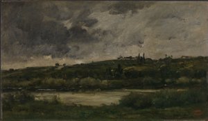 Říční krajina od Charles Francois Daubigny