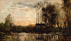 Večer v Bas Meudon, 1874 od Charles Francois Daubigny