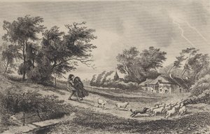 Bouře, 1842. od Charles Francois Daubigny