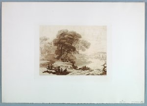 Krajina (podle Clauda Lorraina) od Charles Francois Daubigny