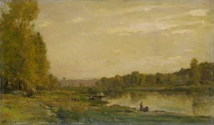 Krajina na Oise od Charles Francois Daubigny