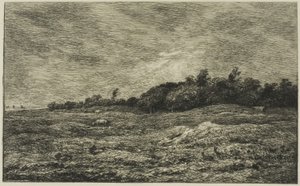 Pre des Graves ve Villerville (Calvados) od Charles Francois Daubigny