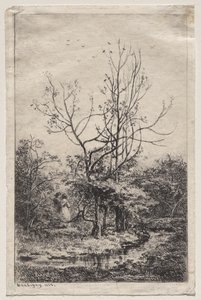 Ovocný sad od Charles Francois Daubigny