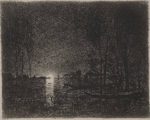 Noční kousek od Charles Francois Daubigny