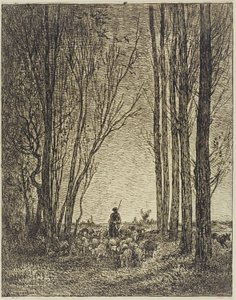Návrat Hejna od Charles Francois Daubigny