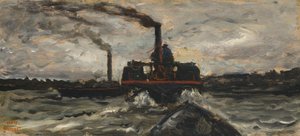 Říční loď, kolem roku 1860 od Charles Francois Daubigny