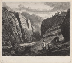 Svatý Jeroným od Charles Francois Daubigny