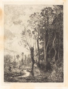 Satyr (The Satyr) od Charles Francois Daubigny