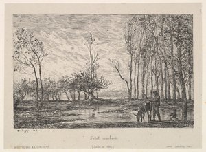 Západ slunce, 1859. od Charles Francois Daubigny
