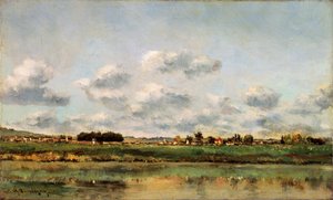 The Banks of the Oise, 1859. od Charles Francois Daubigny